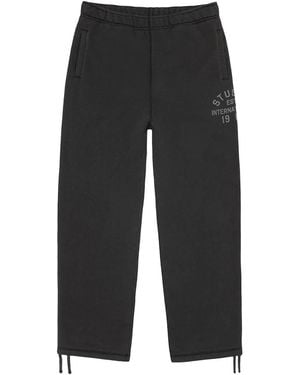 Stussy Established Fleece Trousers Stus428" - Black