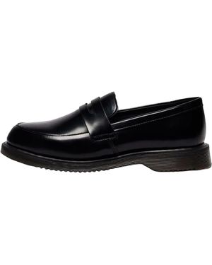 Dr. Martens Temara Polished Smooth Leather Loafers 41359001" - Black