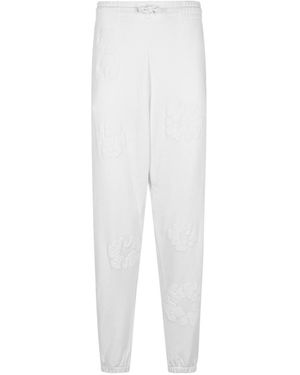 DENIM TEARS Mono Cotton Wreath Joggers Dt032" - Black