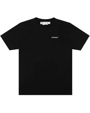 Off-White c/o Virgil Abloh Caravag Arrow Slim S/S T-Shirt Omaa027C99Jer0031001" - Black