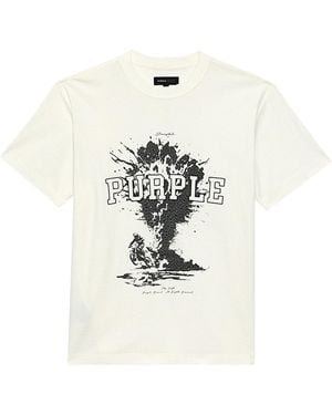 Purple Brand Sky High T-Shirt P104-Jsbw324" - Black