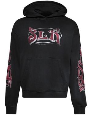 NAHMIAS Summerland Racing Crystal Hoodie Y2 H1Q25Cry1 007" - Black