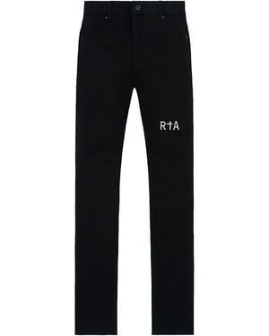 RTA Bryant Skinny Jeans Cross" Mexod1276 J1205Bkwcr" - Black