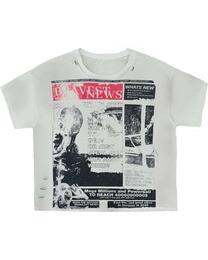 Bravest Studios Newspaper T-Shirt Bs169" - Black
