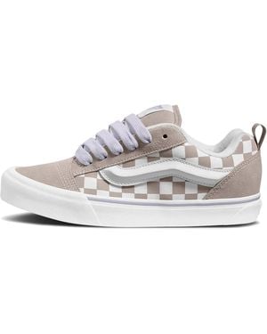 Vans Knu Skool "Checkerboard Etherea" Vn000D75E2U" - White