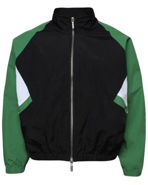 Rhude Colour Block Track Jacket Rhps24Ja03005134" - Black