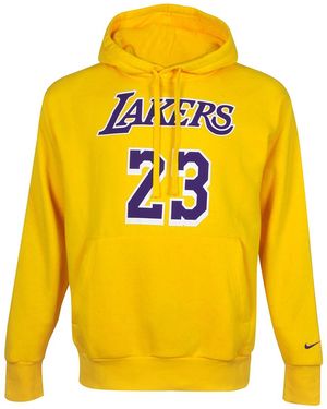 Nike Lakers Essential Nba Hoodie "Amarillo Field" Cz0282 728" - Yellow