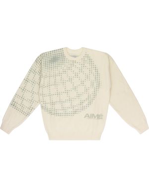 Aimé Leon Dore Geo Print Crewneck "New Balance - Black