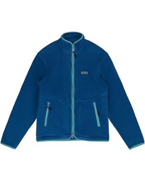 Aimé Leon Dore Low Pile Full-Zip Fleece Jacket "Classic" Ss24Wj003 Classic" - Blue