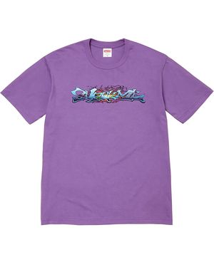 Supreme Tag T-Shirt "Fw25 - Purple