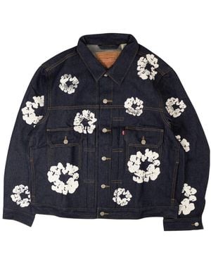 DENIM TEARS All Over Wreath Jacket 802_0005_30" - Black