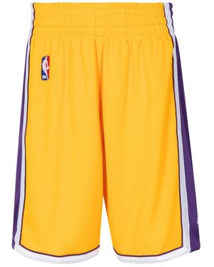 Mitchell & Ness La Lakers Authentic Shorts "09-10 (Home) Ashrgs18485 Lalltgd09" - Black