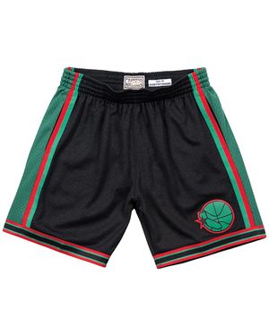 Mitchell & Ness Nba Christmas Swingman Shorts "1993 Golden State Warriors - Black