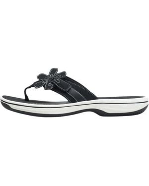 Clarks Brinkley Flora Sandals 26159867" - Black