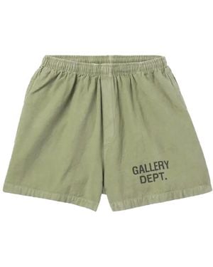 GALLERY DEPT. Logo Zuma Shorts 0W5Bokcy" - Green