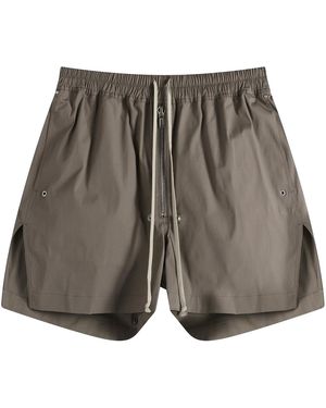 Rick Owens Bela Boxers Shorts "Dust" Ru02F4391 Te" - Black