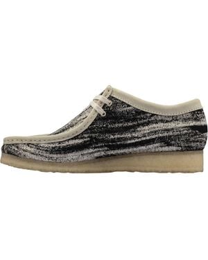 Clarks Wallabee Fabric Low Top 26159547" - Black