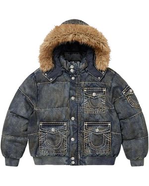 Supreme True Religion Puffer Jacket "Fw25 - Black