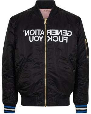 Supreme Undercover Reversible Ma-1 Jacket "Undercover" Su1203" - Black
