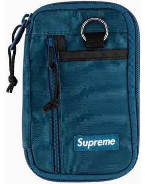 Supreme Small Zip Pouch "fw 19" - Blue