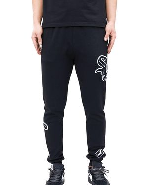 Pro Standard Mlb Chicago Sox Logo Joggers Joggers Lcw431561 Blk" - Black