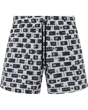 Amiri Interweave Swim Trunks Ss23Msb001 004" - Black