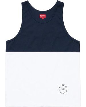 Supreme Split Tank Top Su26673" - Blue