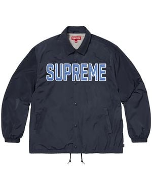Supreme Spellout Coaches Jacket "Ss26 - Blue