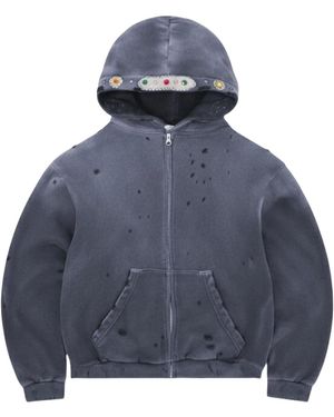 Bravest Studios Sapphire Zip Up Hoodie Bs98" - Blue