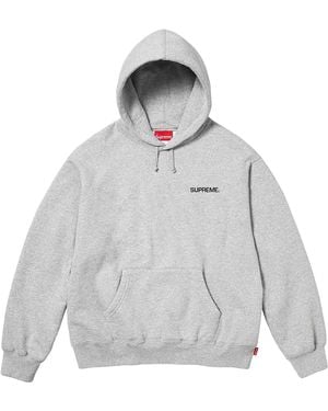 Supreme Immortal Hooded Sweatshirt "Heather" Su28091" - Black
