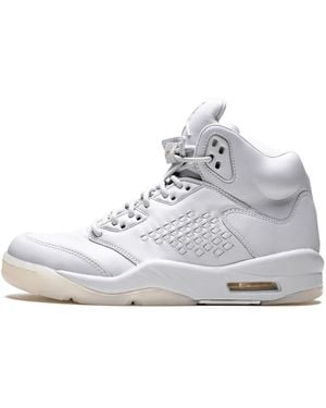 Nike Air 5 Retro Prem "Pure Platinum" 881432 003" - Black