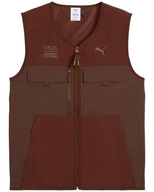 PUMA Tech Cargo Vest Wv "Tmnt - Brown