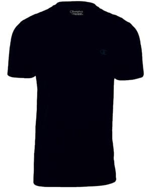 Champion C Vapor Cotton Basic T-Shirt T0351 003" - Black