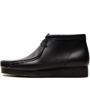 Clarks Wallabee Leather" 26155512" - Black