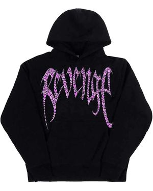 REVENGE Broken Heart Hoodie Bbcd11B3" - Black
