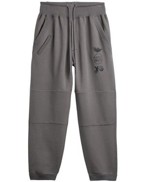 Y-3 Cuffed Track Trousers "Granite" Jz0723" - Black