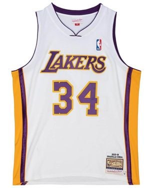 Mitchell & Ness Authentic Jersey "Nba La Lakers 03-04 Shaquille O'Neal" Ajy4Ac18067 Lalwhit03Son" - Black