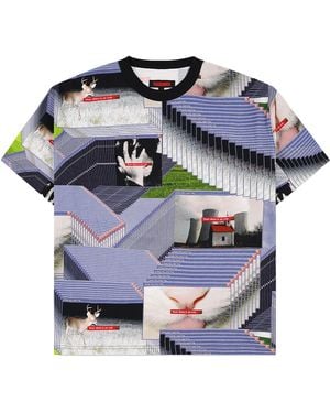 Pleasures Crash Heavyweight Ss T-Shirt "Multi" P26Su024" - Black