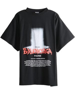 Balenciaga The Door Oversized T-Shirt 850345Tuvo41000" - Black