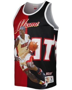 Mitchell & Ness Sublimated Player Tank "Heat D" Tmtk3207 Mheyydwabkrd" - Black