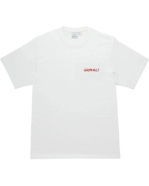 Gramicci Ice Sculpture Ss T-Shirt G6Su T118 Wht" - Black