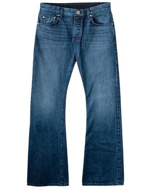 Chrome Hearts Fu Low Rise Flare Jeans Chrm1208" - Blue