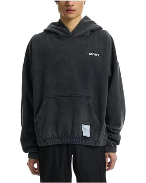 Satisfy Softcell Hoodie "Aged" 11046 00A02" - Black