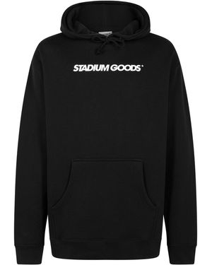Stadium Goods Horizontal Logo Hoodie Sgs0548" - Black