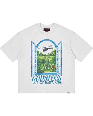 GODSPEED NEW YORK Helipad Dreams T-Shirt Gs371" - Black