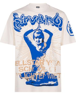HELLSTAR Yoga T-Shirt "Cream" Hsr025" - Black
