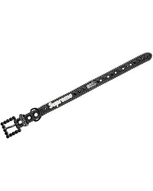 Supreme B.B. Simon Studded Dog Collar "Ss22" Su11657" - Black