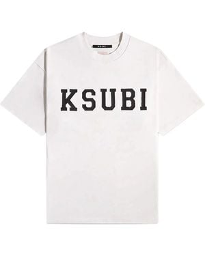 Ksubi Touchdown Ekcess Ss T-Shirt "Vintage" Mps26Te025" - Black
