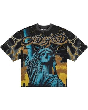 GODSPEED NEW YORK Voltage T-Shirt Gs103" - Black