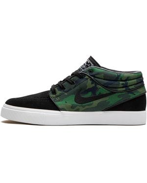Nike Zoom Stefan Janoski Mid "Camo" 443095 033" - Black
